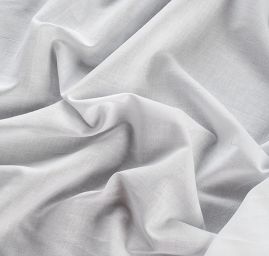 Etamín jemná bavlněná látka bílá