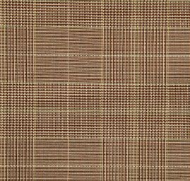 Bavlněná košilová látka hnědorezavá