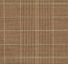 Bavlněná košilová látka hnědorezavá