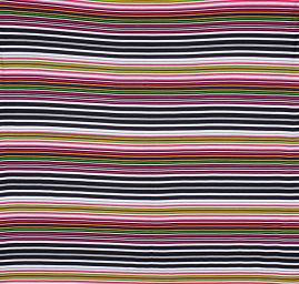 Viskozový úplet proužky červenorůžová