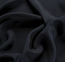 Viskozová látka šanžán modročerná