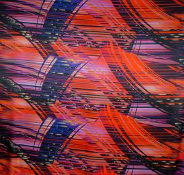 Satén abstraktní vzor fantazie barev fialovočervený