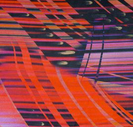 Satén abstraktní vzor fantazie barev fialovočervený