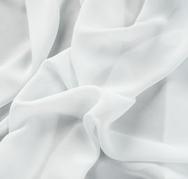 Žoržet jednobarevný hladký světle modrý