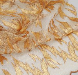 Exkluzivní zlatá krajka