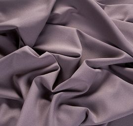 Kostýmová žoržetová látka šedohnědé barvy