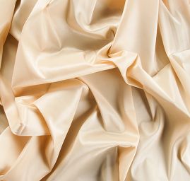 Taft perlový smetanový