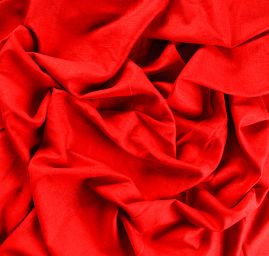 Len střední síly tmavě červený