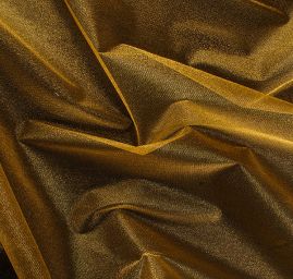 Tyl šatový zlatý šíře 160 cm