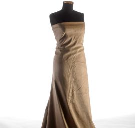 Manšetr pružný bavlněný oříškový