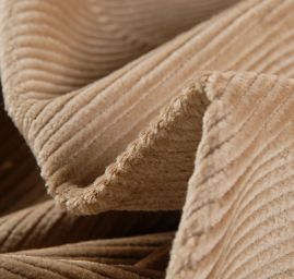 Manšetr pružný bavlněný oříškový