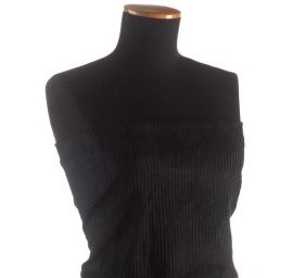 Manšetr pružný bavlněný černý