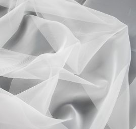 Organza jednobarevná slonová kost