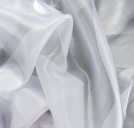 Organza jednobarevná slonová kost