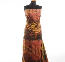 Pružný manšestr prací kord přelom století zelený