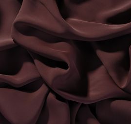 Látka viskoza směs hladká tmavší hnědá