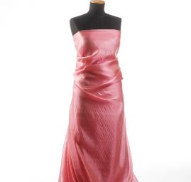 Organza perleť růžovosmetanová