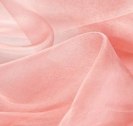 Organza jednobarevná starorůžová