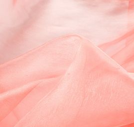 Organza jednobarevná růžová