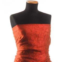 Organza kreš červenooranžová