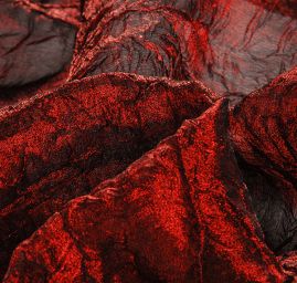 Organza kreš vínovočerná