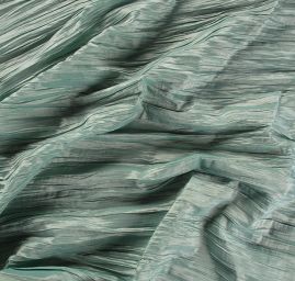 Taft kreš plastický šanžán tyrkysovozlatý