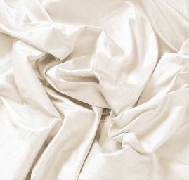 Šantung hedvábí slonová kost