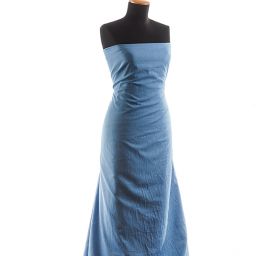 Bavlněná košilová látka imitace rifloviny modrá II.jakost