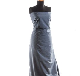 Riflovina košilová pružná střední modrá II.jakost