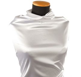 Pružný satén hladký slonová kost II.jakost