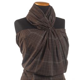 Bavlněná košilová látka geometrický motiv