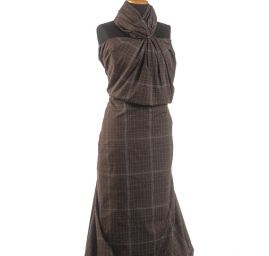 Bavlněná košilová látka geometrický motiv