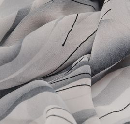 Jemný šifon z kolekce Black and White