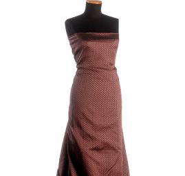 Brokát geometrický vzor vínovošedý