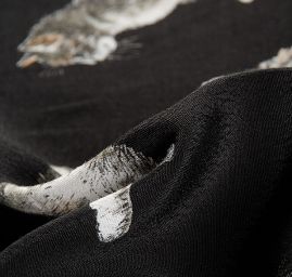 Viskozová látka s motivem koťátek