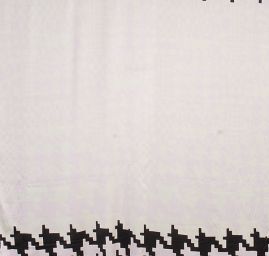 Hedvábný satén geometrický vzor