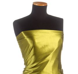 Satén pružný sytě zelený