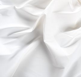 Pružný satén matný slonová kost