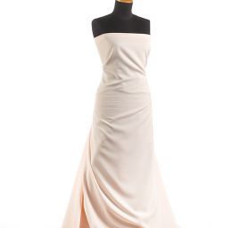 Kostýmová letní látka pastel meruňková