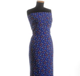 Šifon jemný se vzorem deštníků