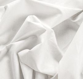 Len pružný viskoza směs barva bílá
