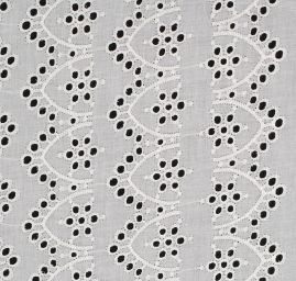 Krajka madeira květinové vlnky slonová kost