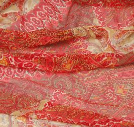 Šifon vzor patchwork