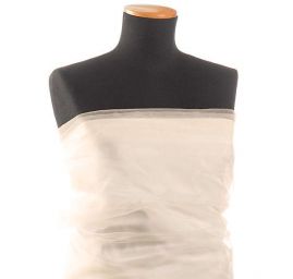 Organza s olůvkem v barvě smetanovobéžová