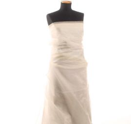 Organza s olůvkem v barvě smetanovobéžová