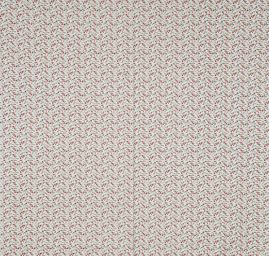 Bavlna směs kytičky červená/modrá/hnědá