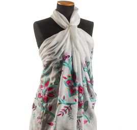 Madeira barevné květy bílá II.jakost