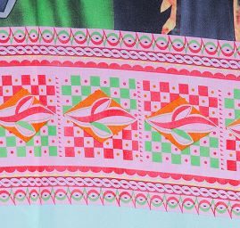 Śála rytířky mint tyrkysová II.jakost