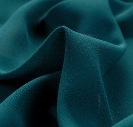 Žoržet pružný jednobarevný lahvově zelený