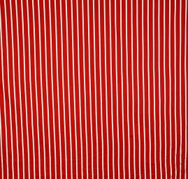 Bavlněná látka vzor proužky smatanovočervená